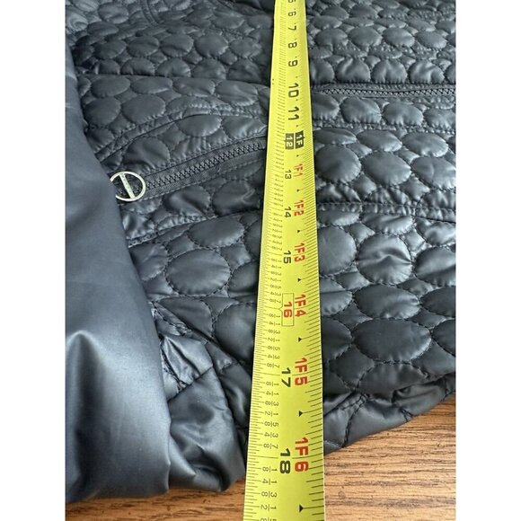 Laundry by Shelli Segal Ws Small Jacket Navy Lightweight Full Zip Quilted Hooded - Picture 10 of 14